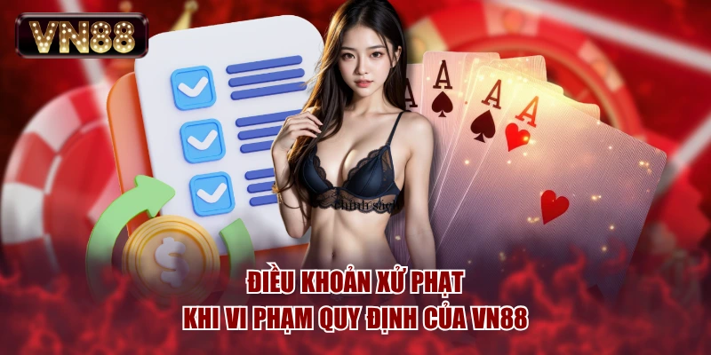 Điều khoản xử phạt khi vi phạm quy định của VN88